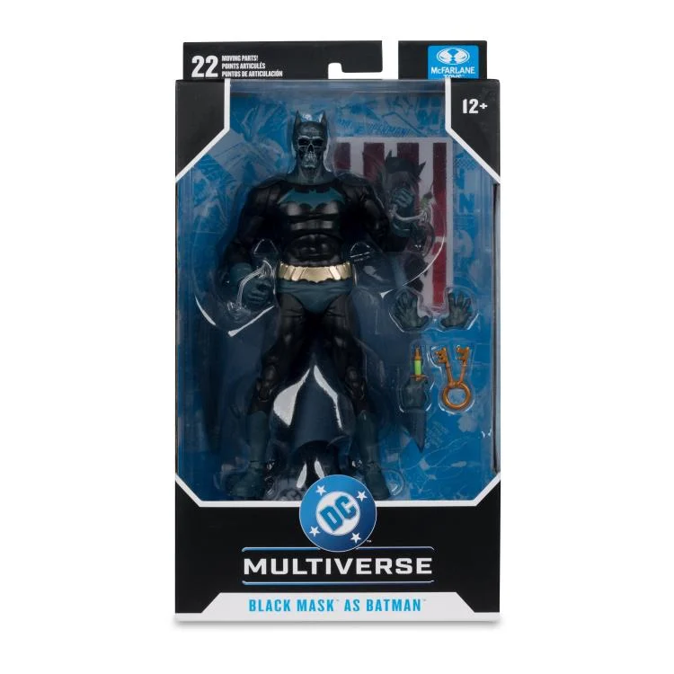 DC Multiverse W24 Batman Madhouse Black Mask Batman Figure - Image 7