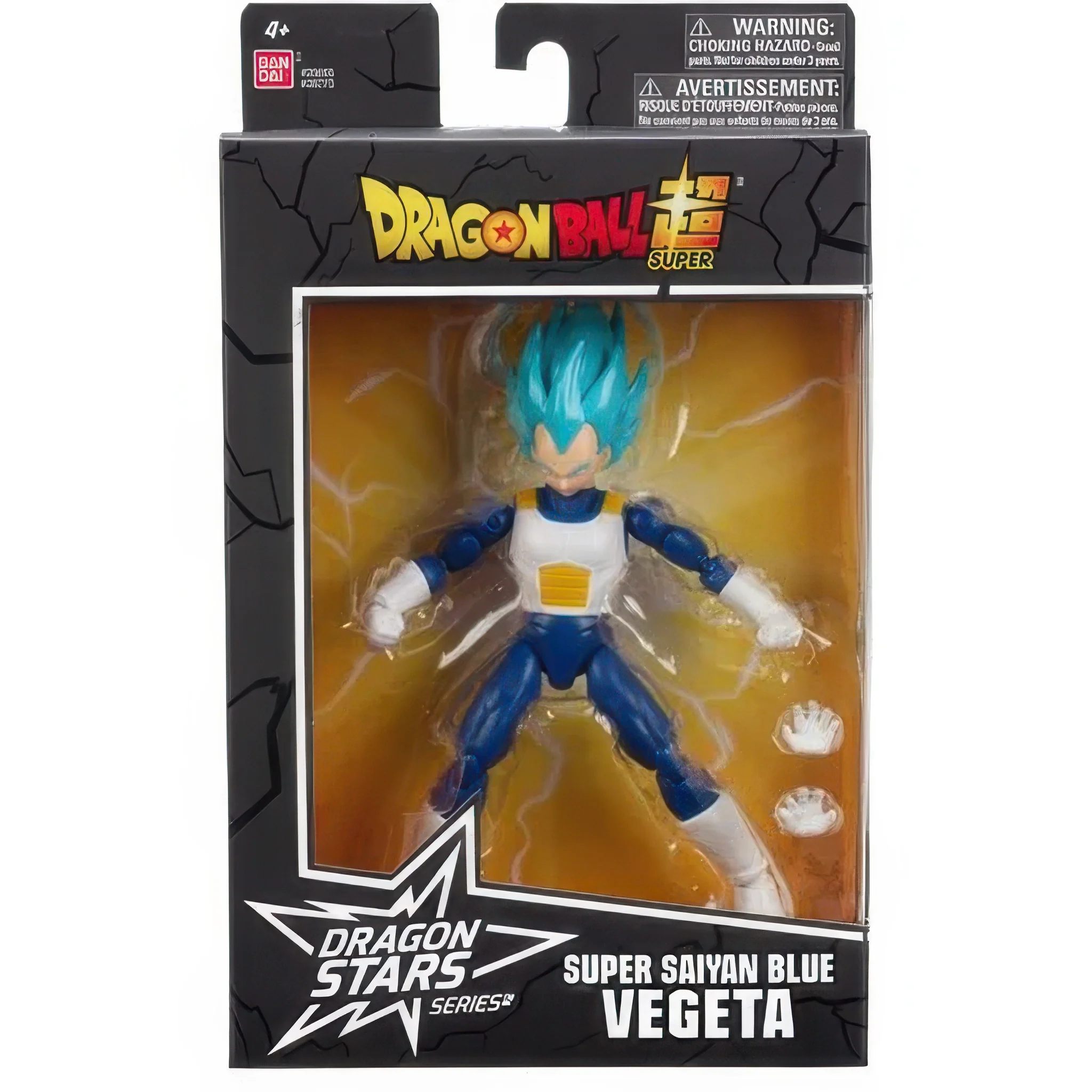Dragon Ball Stars Super Saiyan Blue Vegeta Version 2 Action Figure - Image 4