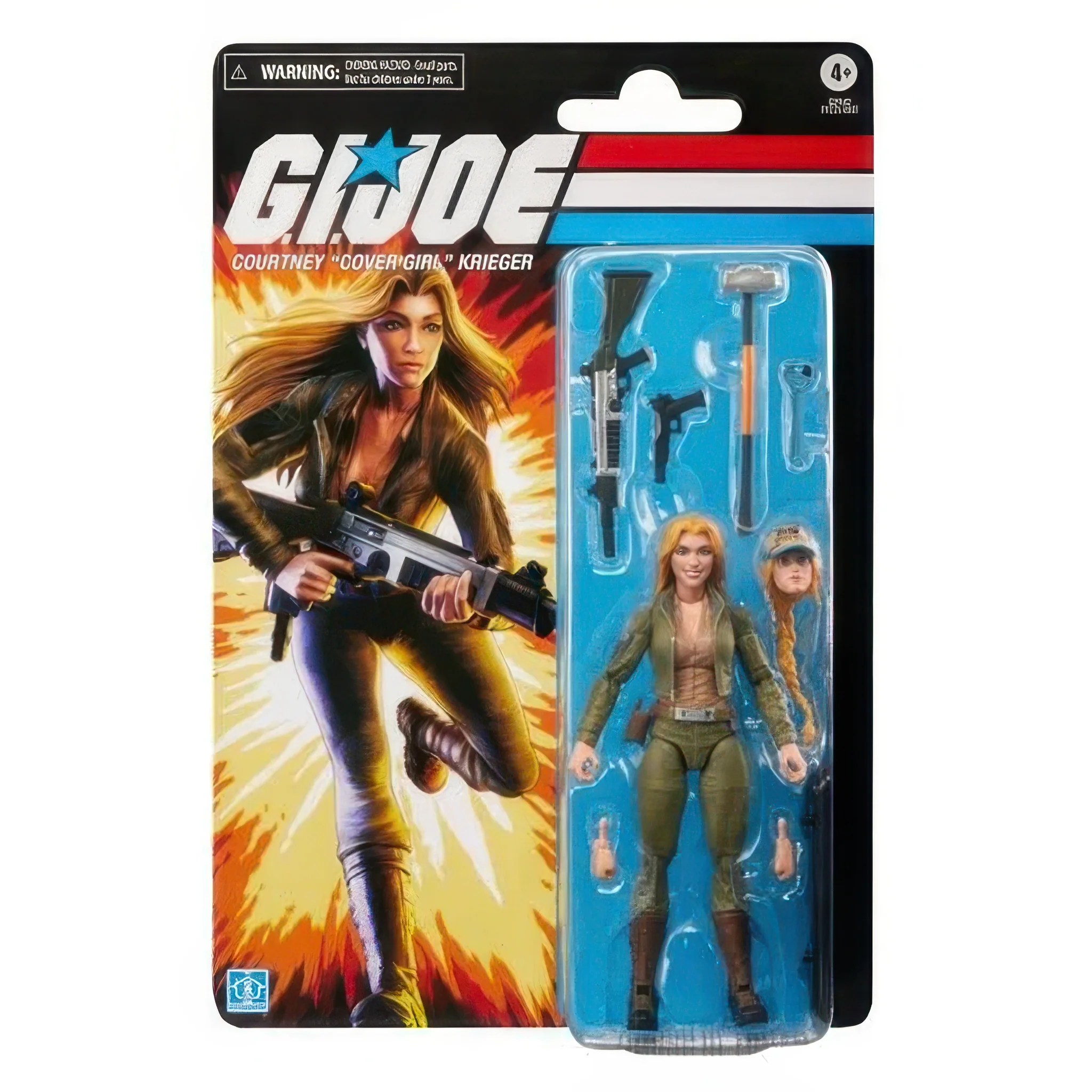 G.I. Joe Classified Series Retro Cardback Courtney Cover Girl Krieger 6-Inch Action Figure - Image 3