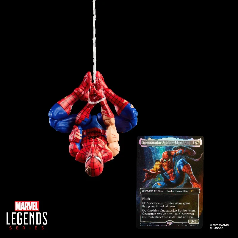 MARVEL LEGENDS SERIES MAGIC: THE GATHERING BATTLE-DAMAGED SPIDER-MAN - Image 7