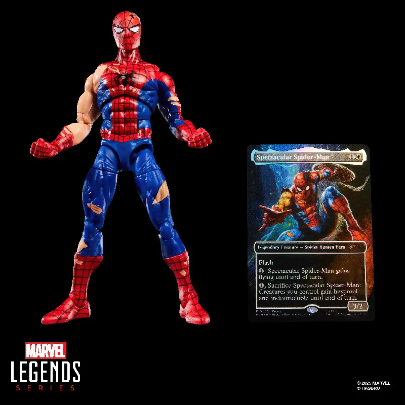 MARVEL LEGENDS SERIES MAGIC: THE GATHERING BATTLE-DAMAGED SPIDER-MAN - Image 8