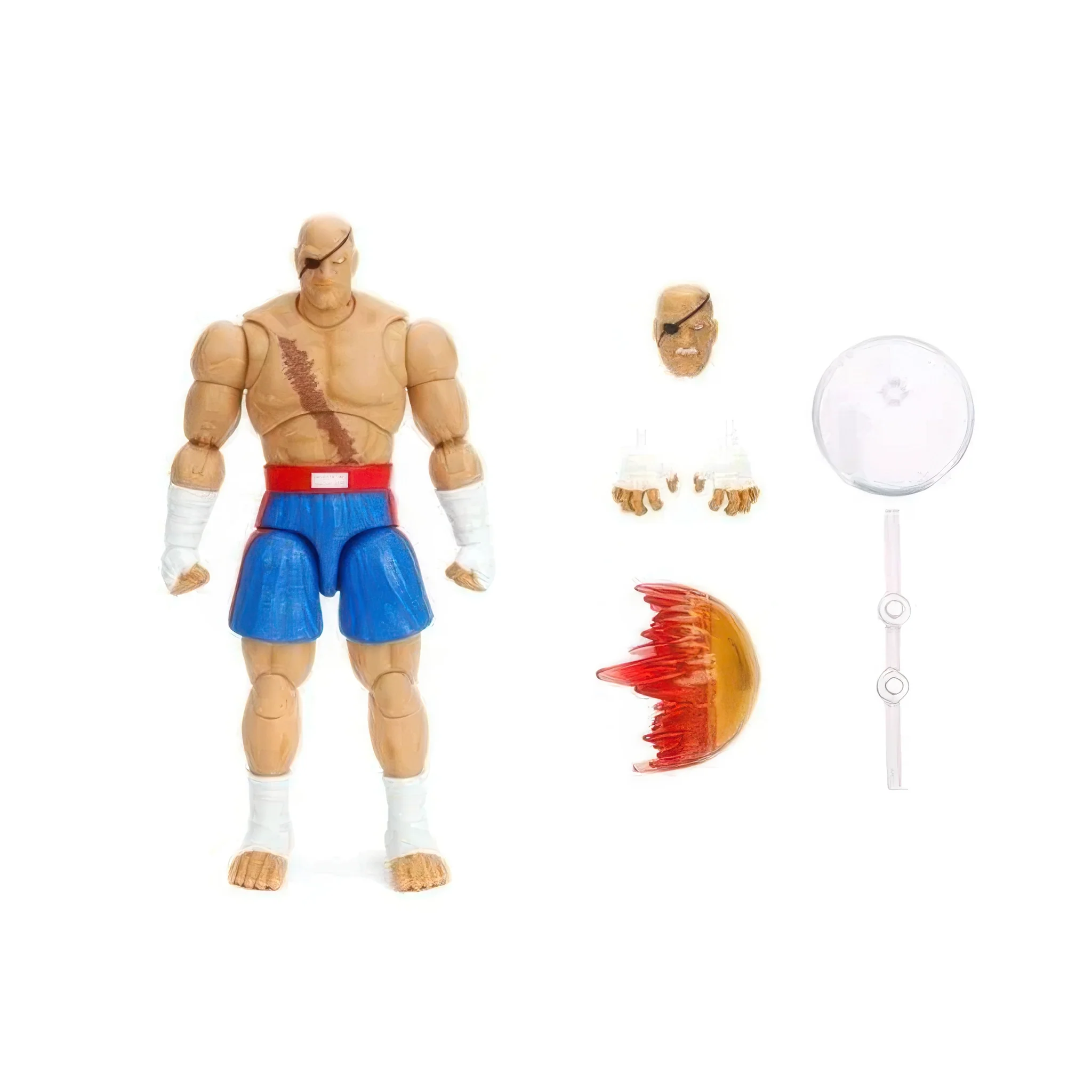 Ultra Street Fighter II Sagat 6-Inch Scale Deluxe Action Figure - Image 3